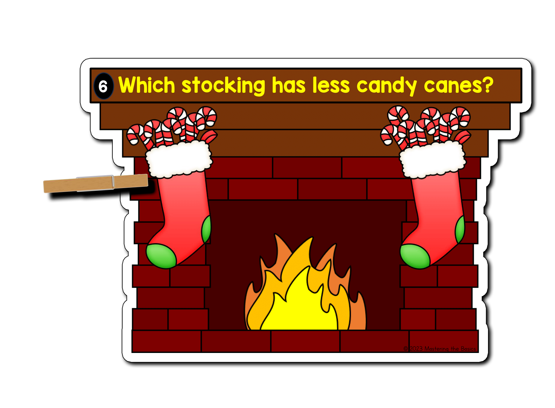 Which Stocking Has Less Candy Canes